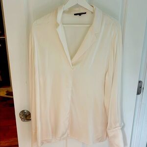 Kobi Halperin Cream silk/span Blouse